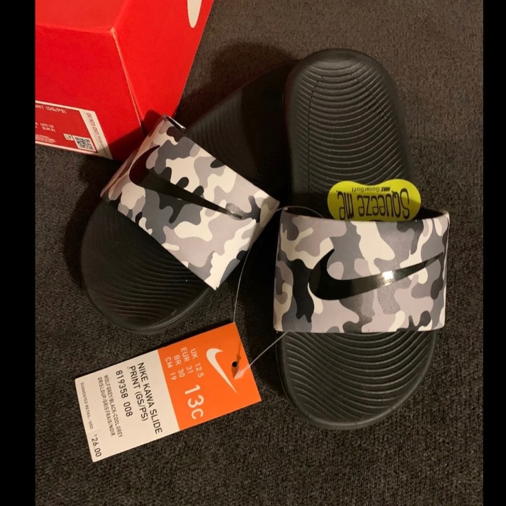 Nike kids kawa slide sandals